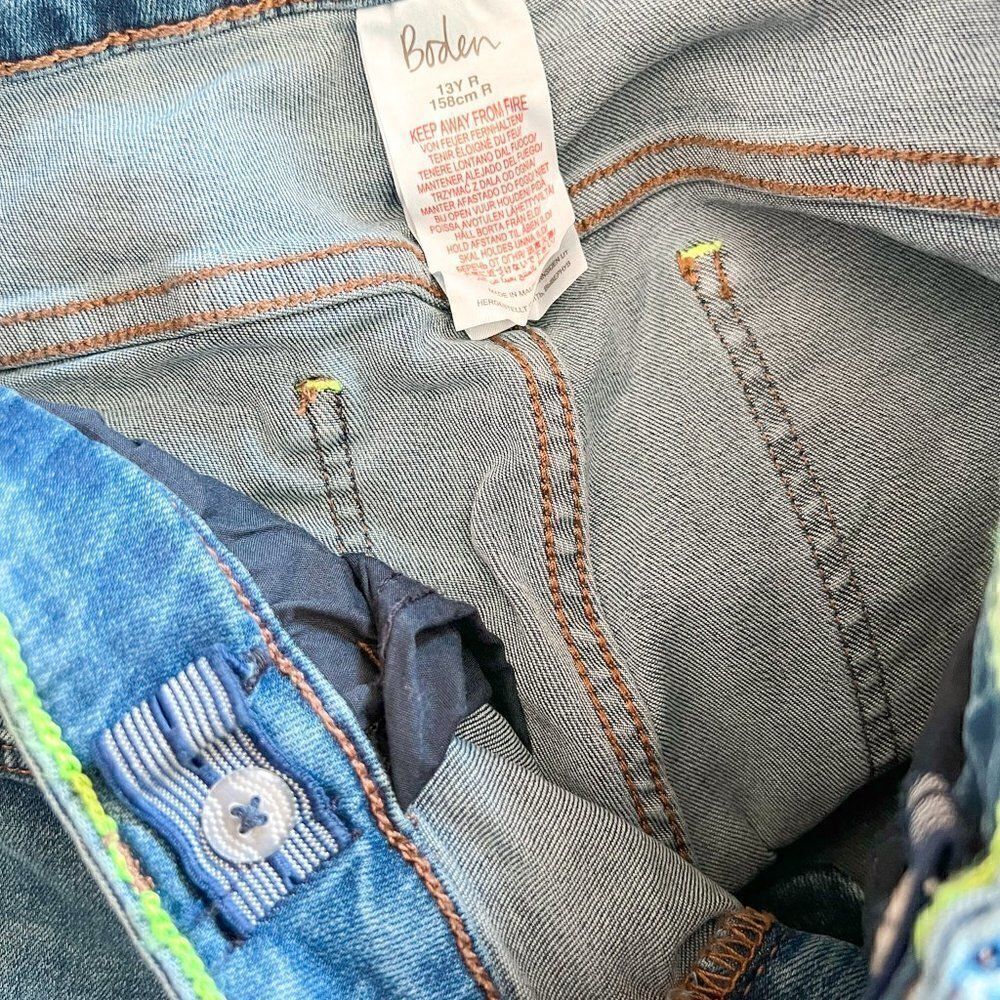 NWT! Boys Boden Adventure-flex Slim Jeans, Size 13Y - Picture 5 of 5